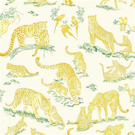 hermes tendresse feline wallpaper|18 Whimsical Wallpapers for Kids’ Rooms .